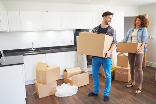 Residential moving support for a flat in Soho