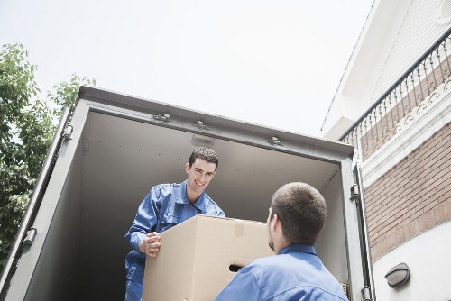 Man With Van Soho vehicle prepared for a safe removal